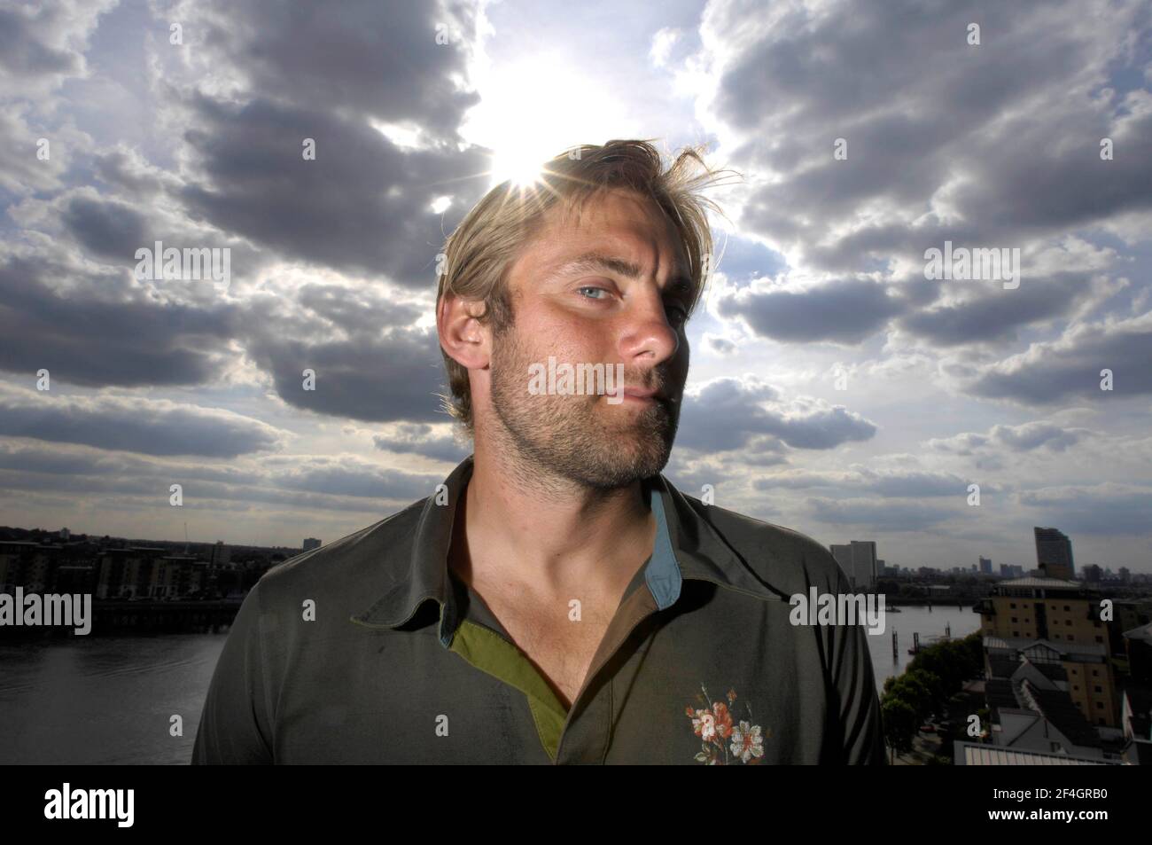ROB VERDE WEST HAM PORTIERE A CASA. 9/8/2007 FOTO DAVID ASHDOWN Foto Stock