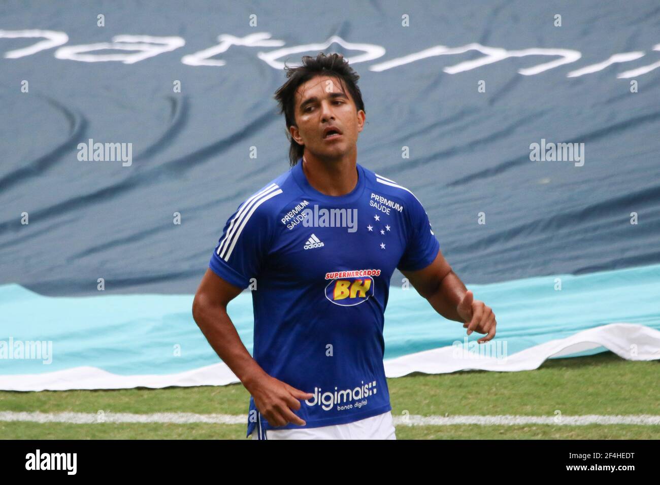 Belo Horizonte, Brasile. 21 Mar 2021. Marcelo Moreno durante América x Cruzeiro, una partita valida per il Campionato Mineiro, presso la Independência Arena, a Belo Horizonte, MG. Credit: Doug Patrício/FotoArena/Alamy Live News Foto Stock