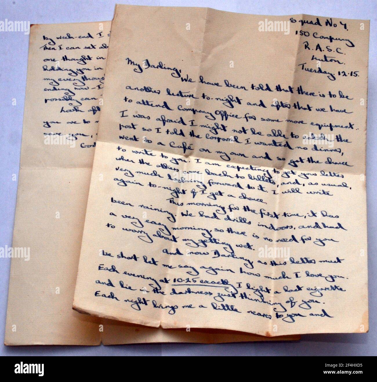 Lettera di un soldato alla moglie