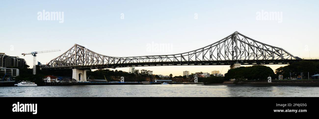 Il ponte Story sul fiume Brisbane a Brisbane, Australia. Foto Stock
