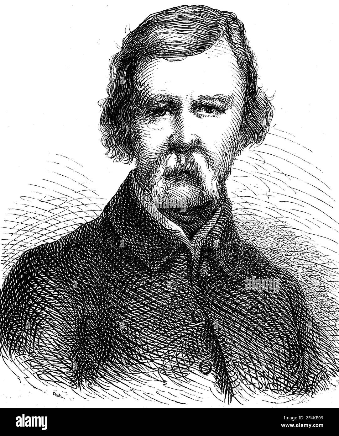 Pierre Jean David, David d'Angers, 12 marzo 1788 – David d'Angers, 5 gennaio 1856, è stato uno scultore e medalista francese, Pierre Jean David, 12. März 1788 - 5. Januar 1856, war ein Französischer Bildhauer und Medailleur, Historisch, riproduzione storica, digitale migliorata di un originale del 19 ° secolo / digitale Reproduktion einer Originalvollage aus dem 19. Jahrhundert Foto Stock