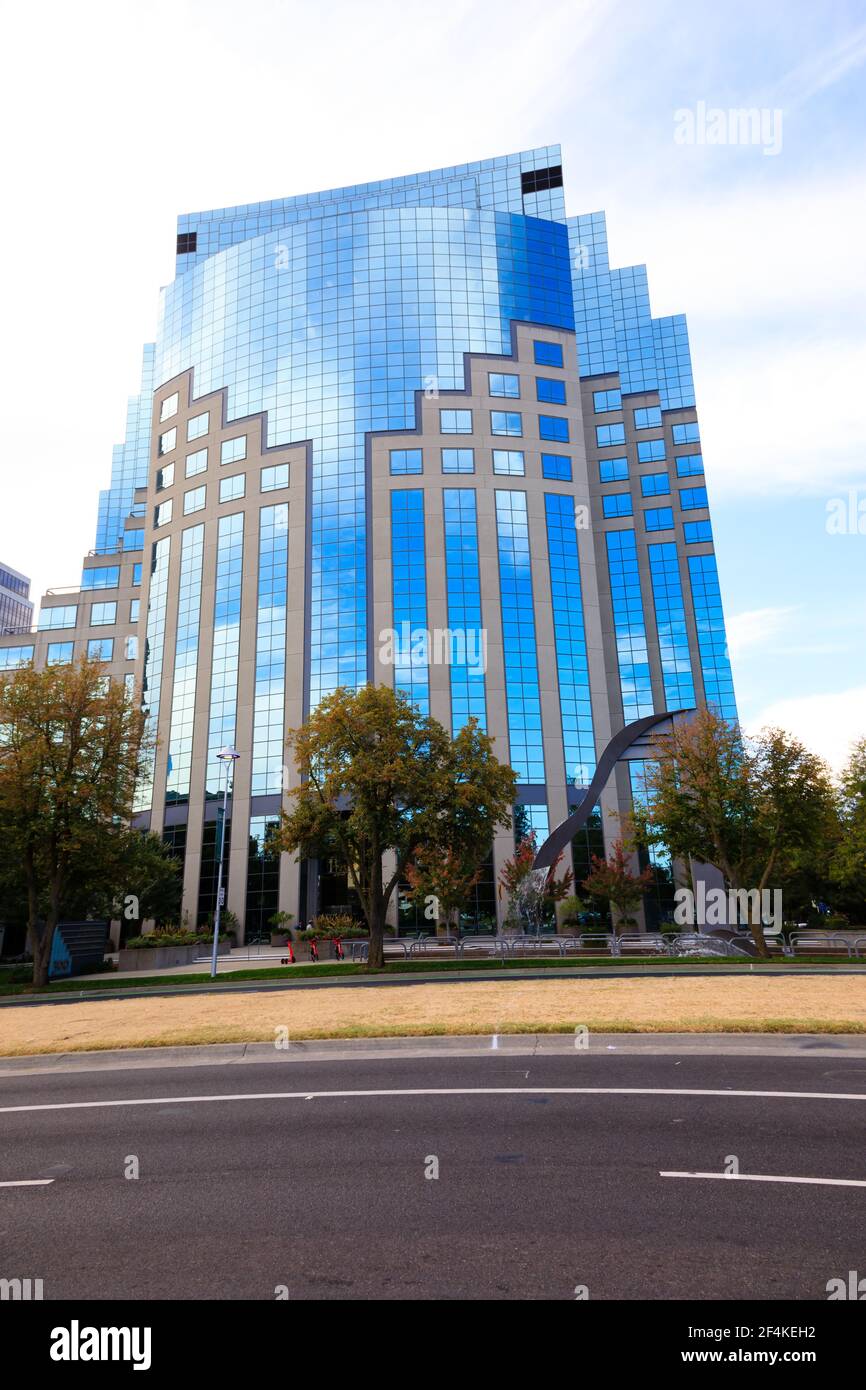 West America Bank Building, Sacramento state Capital of California, Stati Uniti d'America. Foto Stock