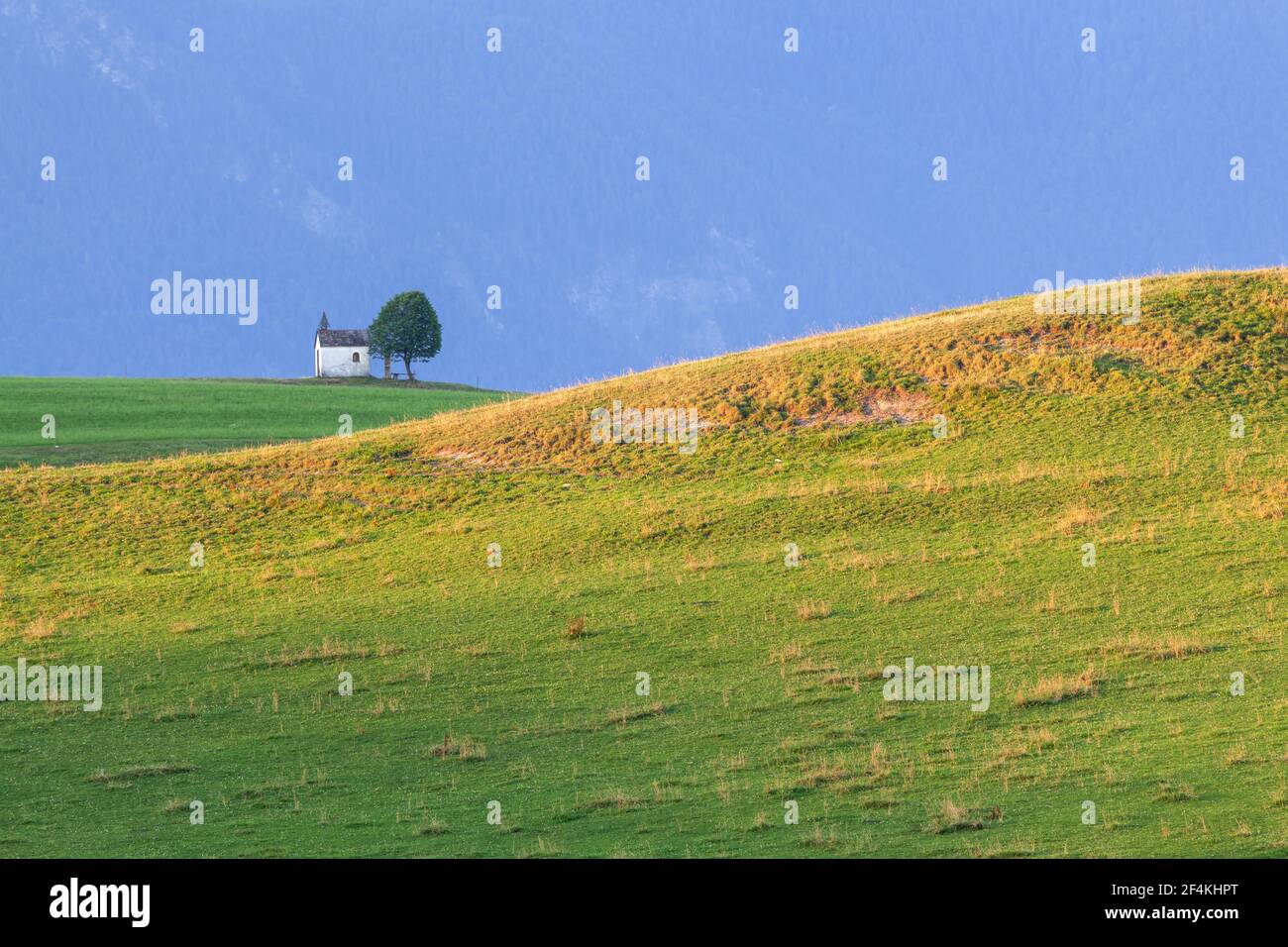 Geografia / viaggio, Germania, Baviera, Lago Rieg (Riegsee), Mesner cappella privata di Aidling di fronte a, diritti aggiuntivi-clearance-Info-non-disponibile Foto Stock