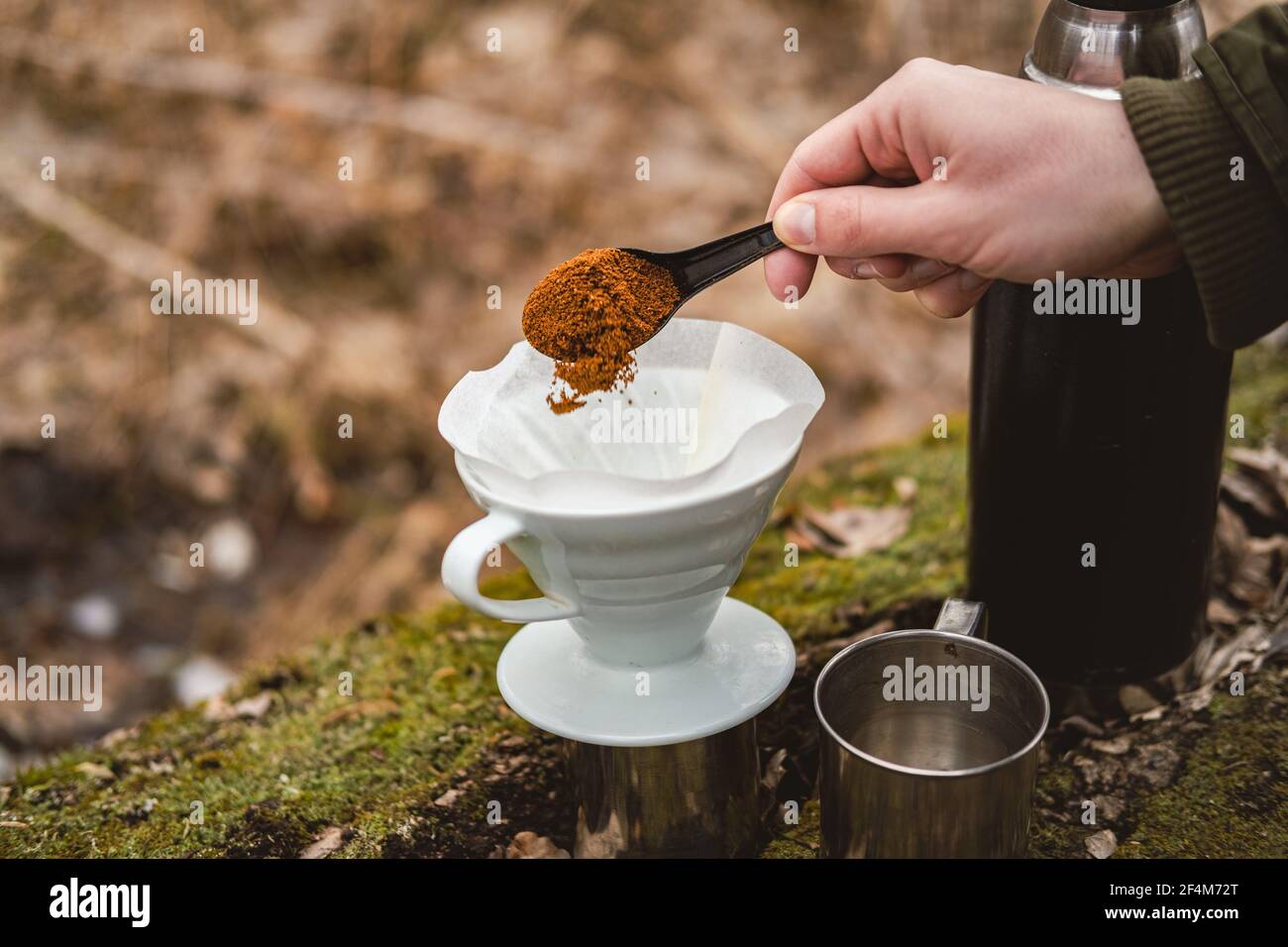 Mozacona Origami – Filtro In Ceramica Per Caffè Versato, Dripper A Cono, 1 Pezzo