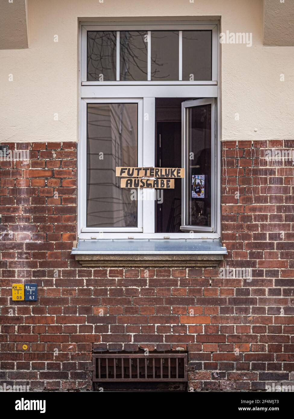 Caffè da andare durante il blocco Foto Stock