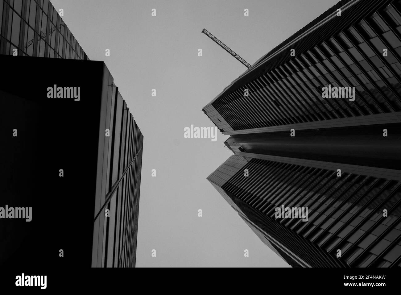 La moderna architettura di Londra nel centro di Londra Foto Stock