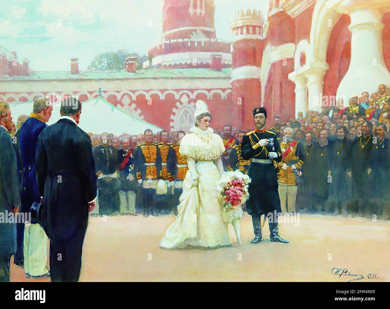 Ilya Repin - Discorso sua Maestà Imperiale maggio 18 1896 1897 Foto Stock