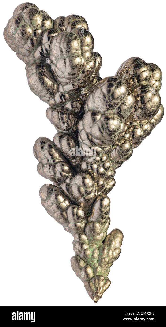 Il nichel è un elemento chimico con il simbolo Ni e il numero atomico 28. Foto Stock