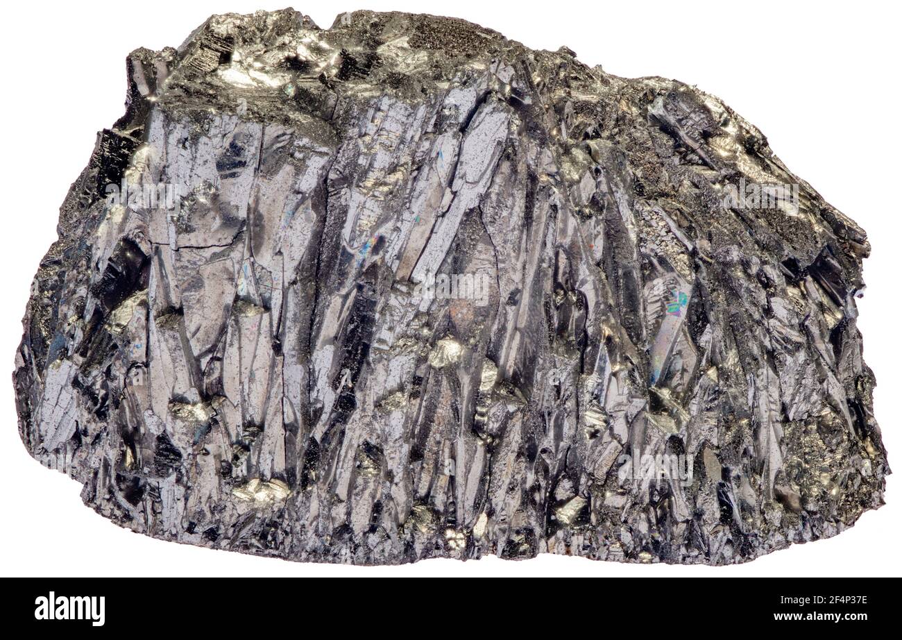 Il tellurio è un elemento chimico con il simbolo te e il numero atomico 52. Foto Stock