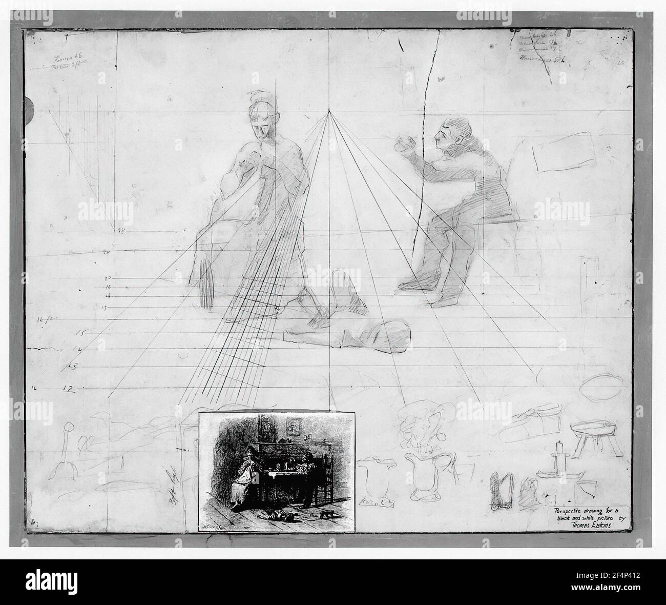 Thomas Eakins - Sketch MR Neelus Peeler0s Condizioni 1879 Foto Stock