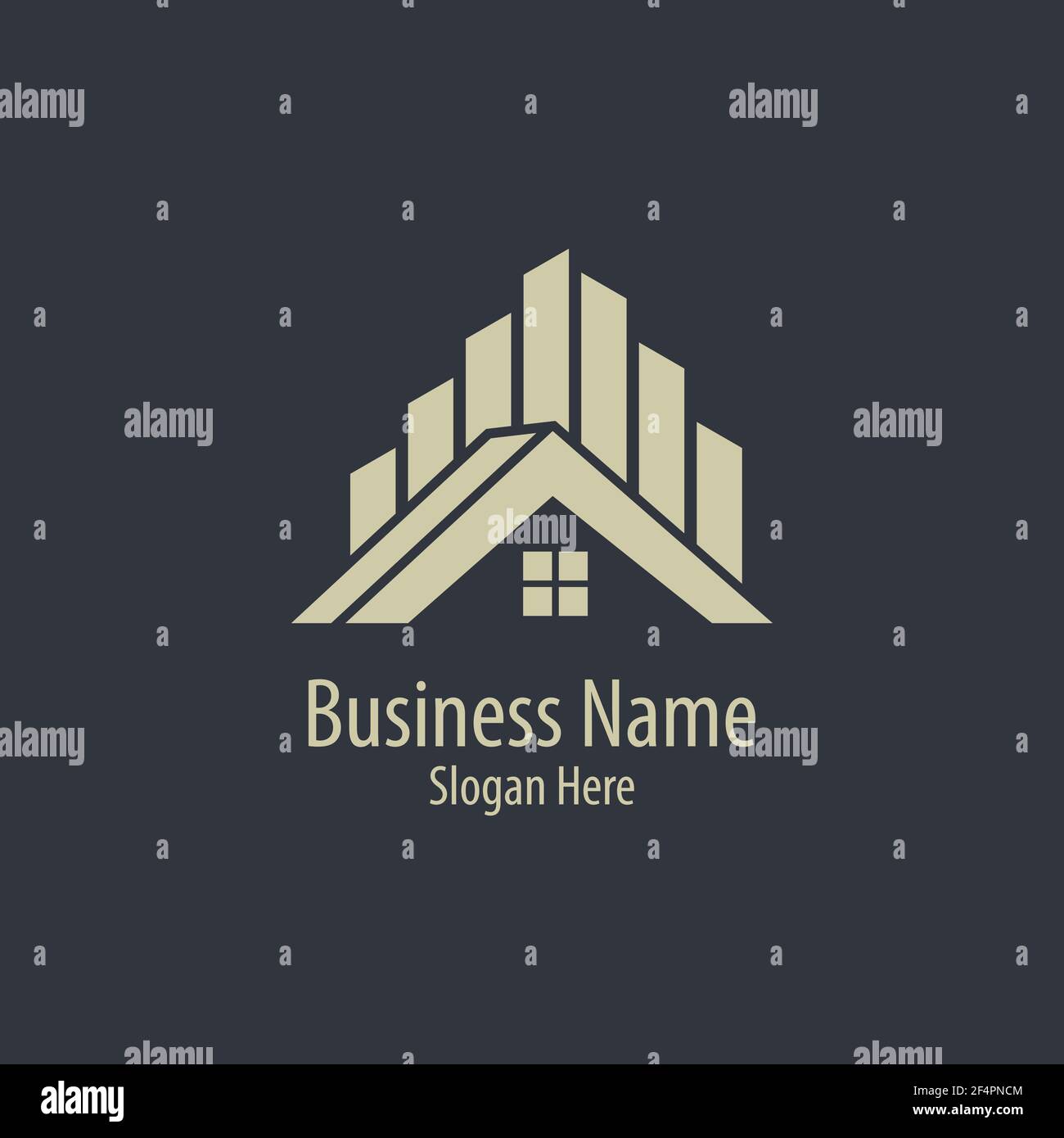 Immagini del logo immobiliare Illustrazione Vettoriale