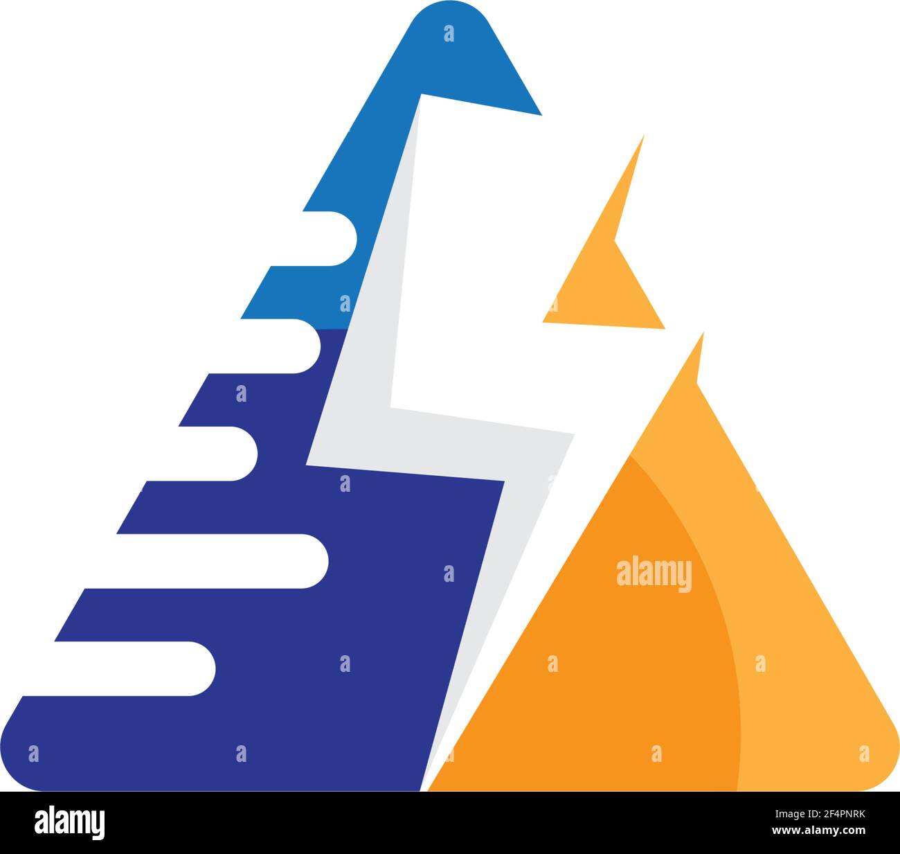 Immagini del logo Lightning Illustrazione Vettoriale