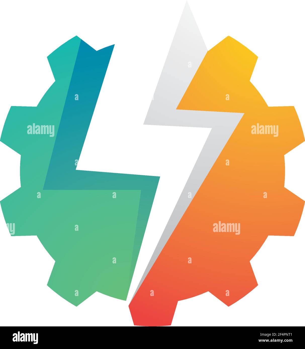 Immagini del logo Lightning Illustrazione Vettoriale