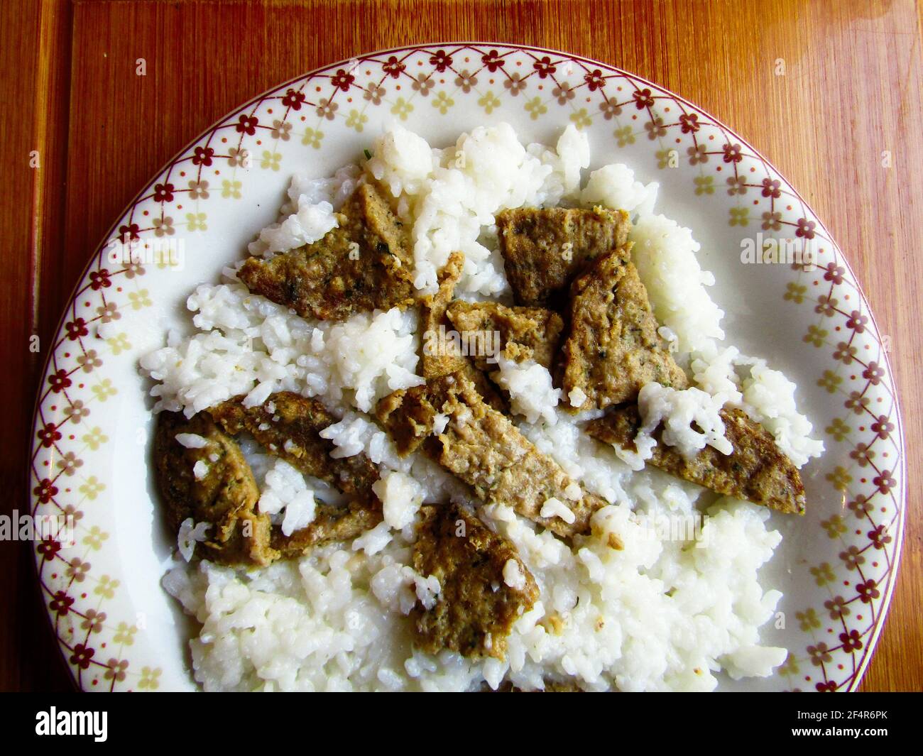 Kofta Kebab turco 'Köfte' con riso Foto Stock