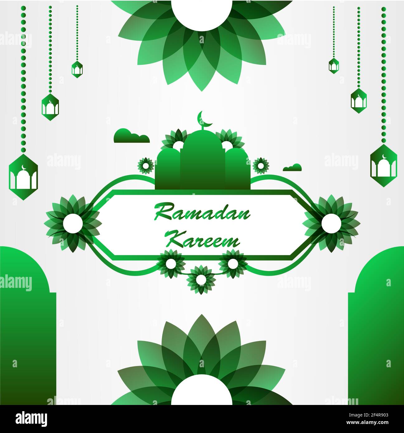 illustrazione di ramadan. illustrazione islamica. modello di sfondo, concetto di elemento di disegno Foto Stock