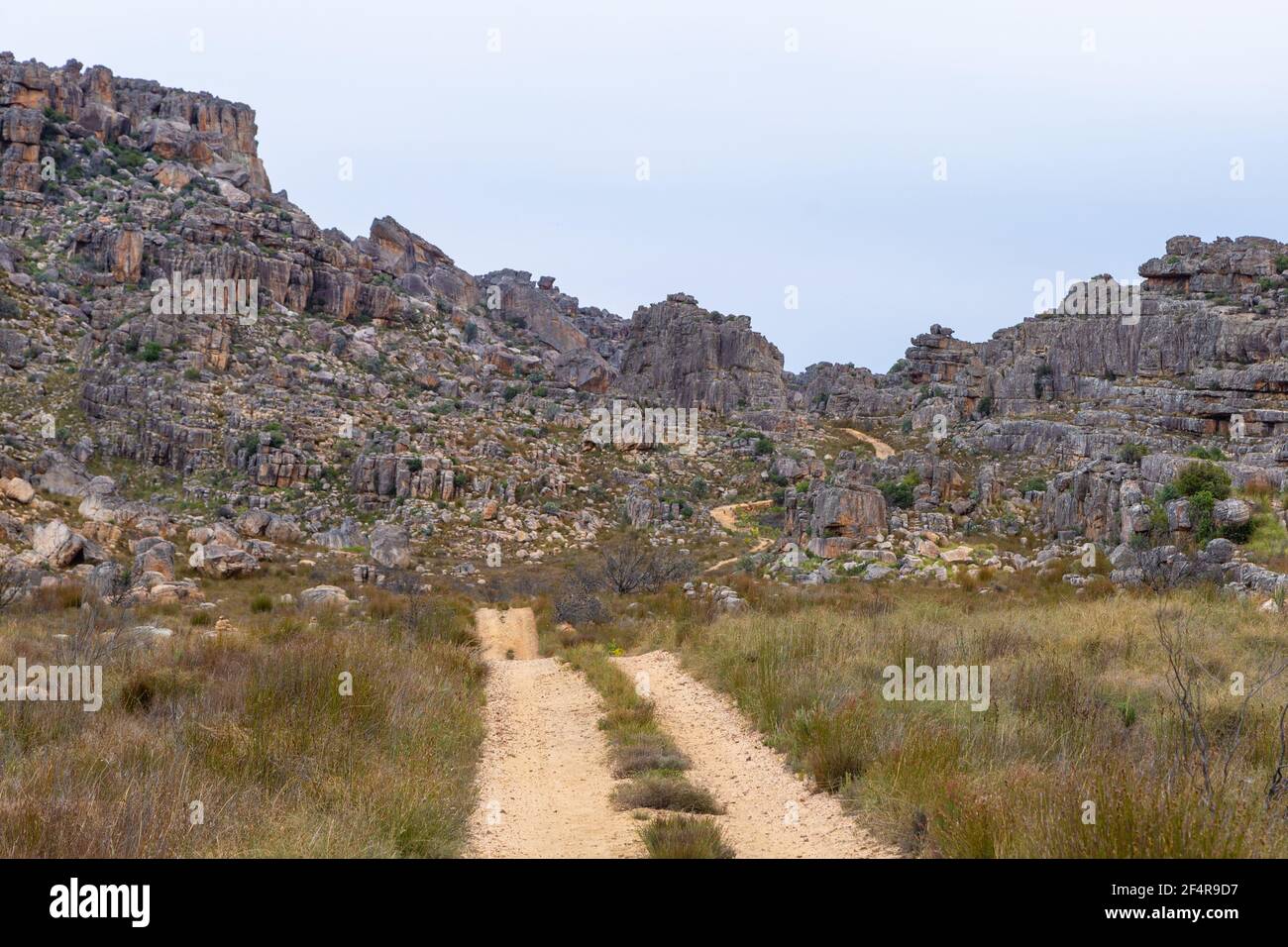 Splendido paesaggio delle montagne di Cederberg nel Capo Occidentale Del Sud Africa Foto Stock