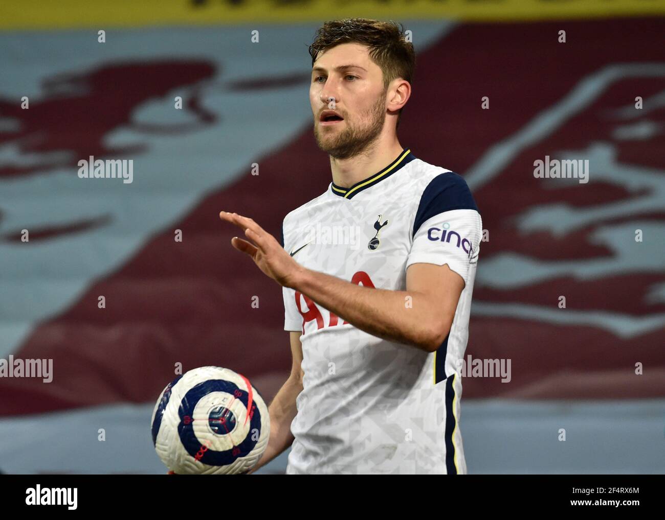 File photo datato 21-03-2021 del ben Davies di Tottenham Hotspur durante la partita della Premier League a Villa Park, Birmingham. Data di emissione: Martedì 23 marzo 2021. Foto Stock
