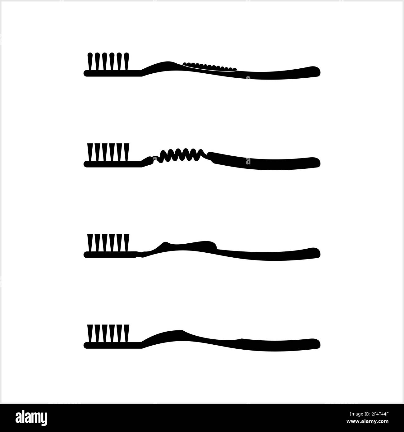 Icona spazzolino da denti disegno illustrazione grafica vettoriale Illustrazione Vettoriale