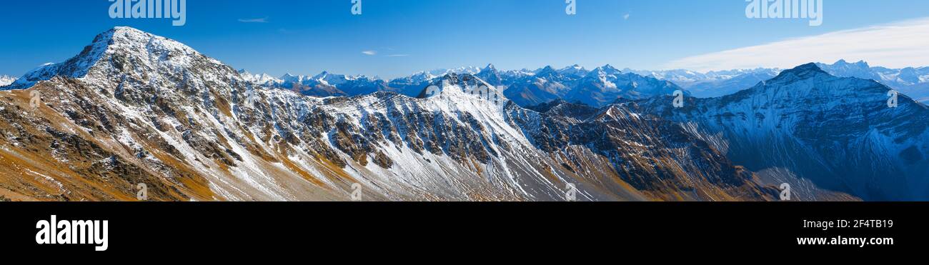 Geografia / viaggio, Svizzera, abitante di Arosa Rothorn, 2980 m, pizza nigeriana naira, 2870 m, le, Informazioni-aggiuntive-diritti-liquidazione-non-disponibili Foto Stock