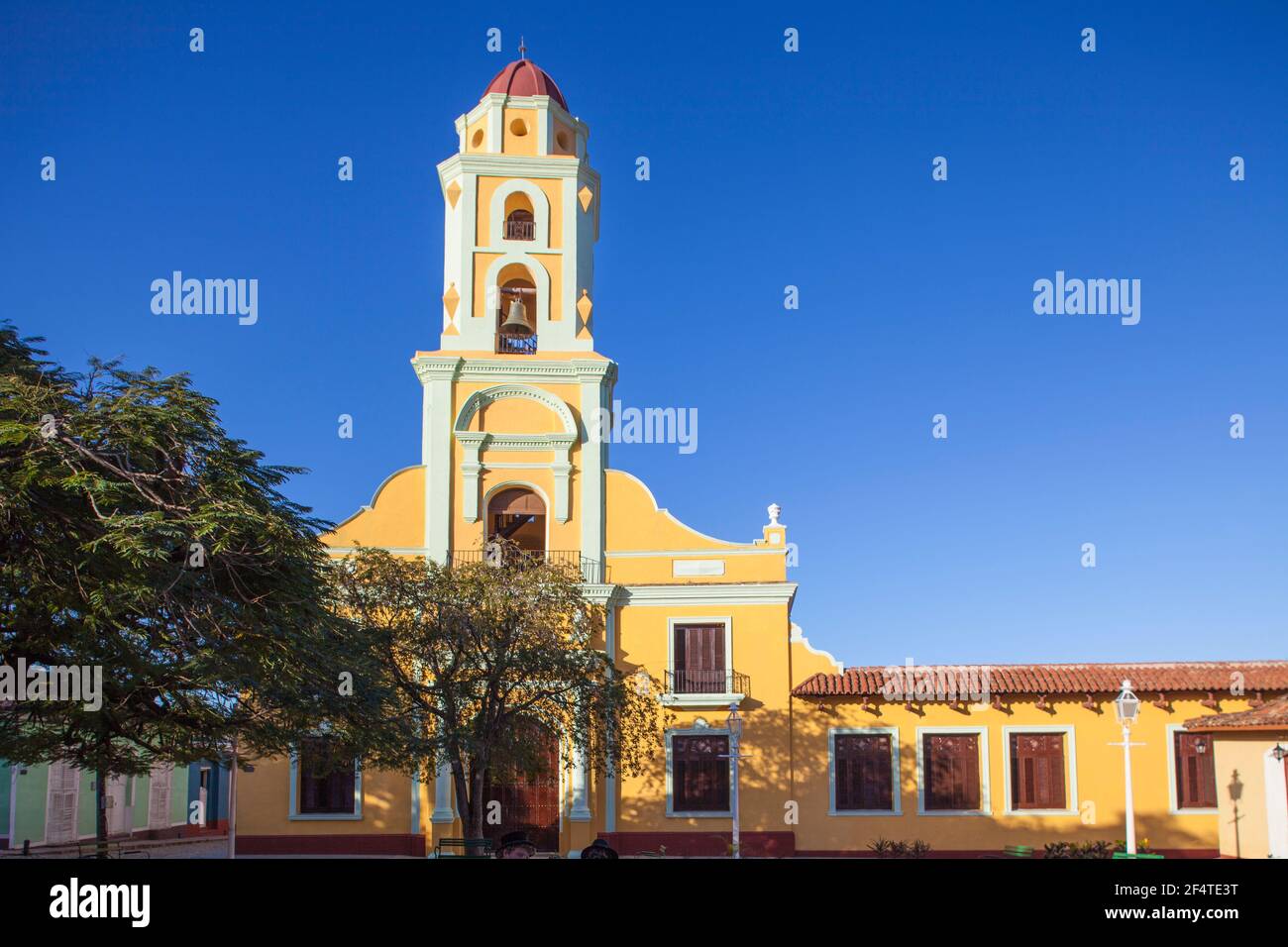 Cuba, Trinidad, Museo Nazionale de la Luncha Contra Bandidos - ex convento di San Francisco de Asísi Foto Stock