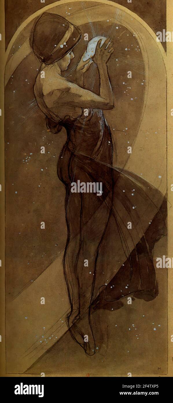Alfons Mucha - Stella del Nord 1902 Foto Stock