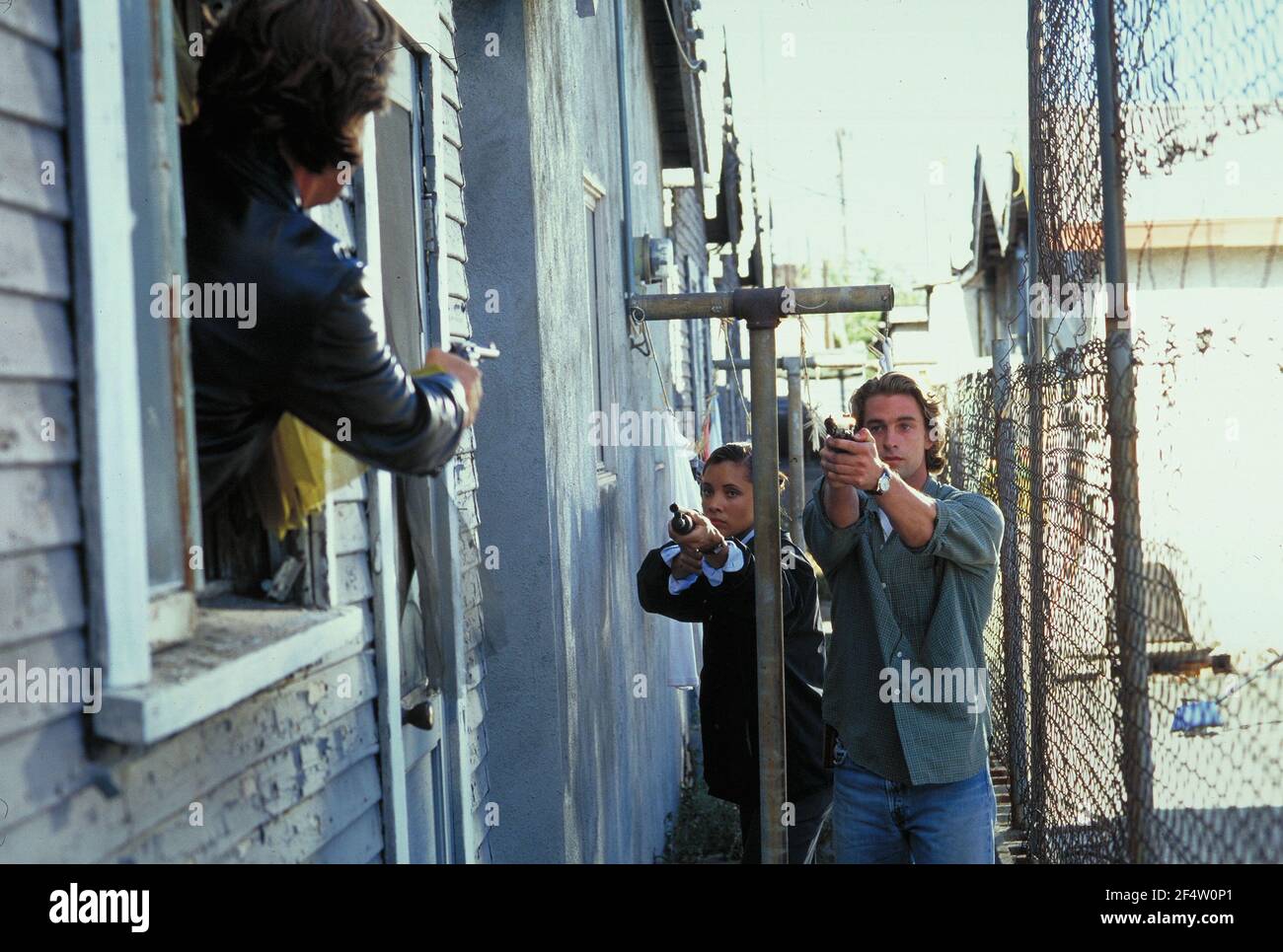 SCOTT SPEEDMAN e MICHAEL MICHELE in BLU SCURO (2002), regia di RON SHELTON. Credit: UNITED ARTISTS / ZUCKERMAN, ROBERT / Album Foto Stock