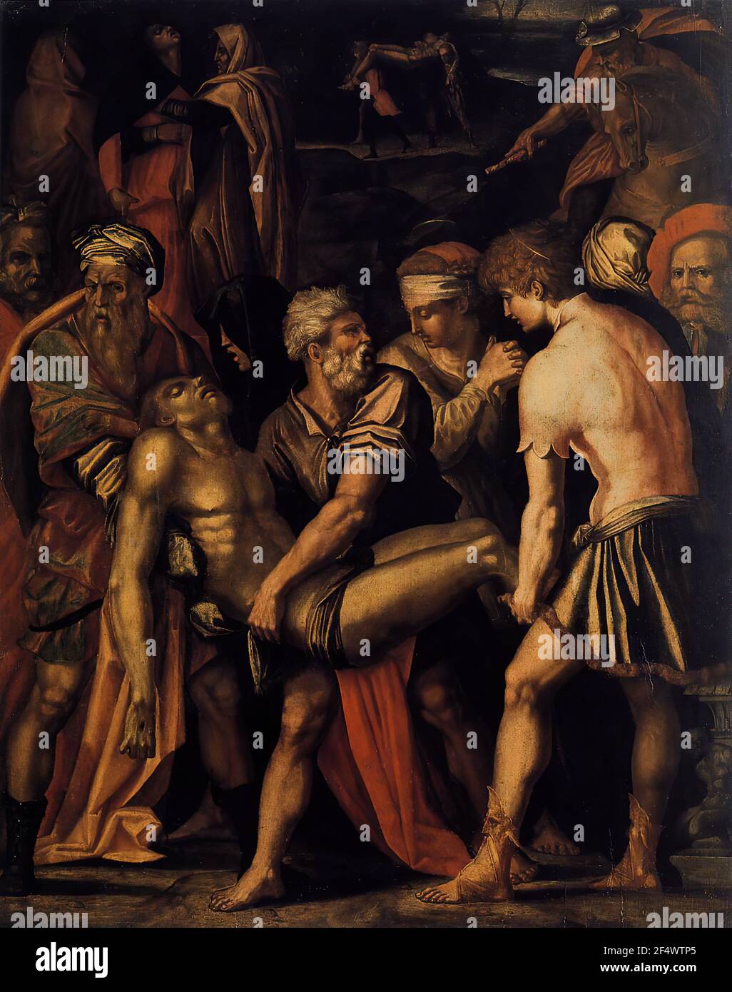Giorgio Vasari - Entombment 1532 Foto Stock