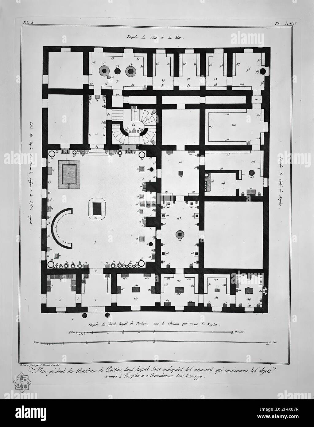 Giovanni Battista Piranesi - Museo del piano Generale Portici Foto Stock