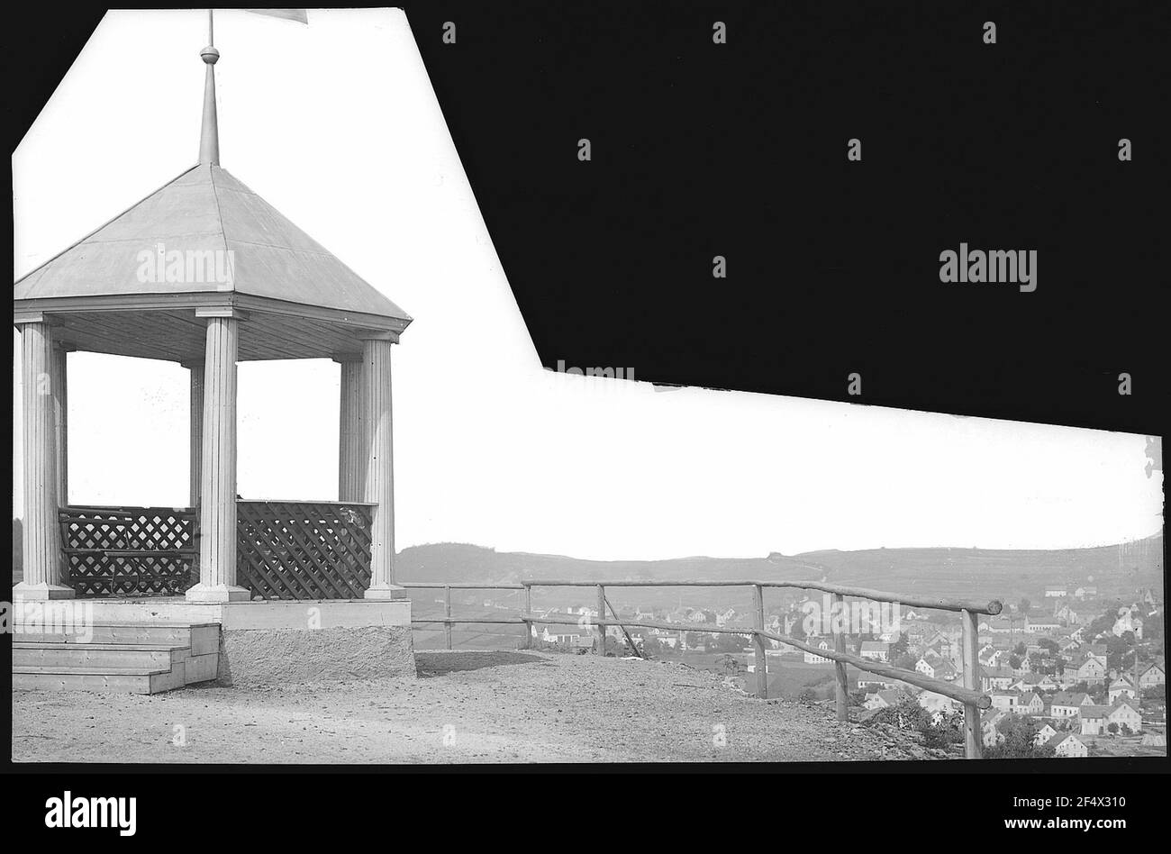 Onorate Friedersdorf. Vista nel villaggio onorario Foto Stock