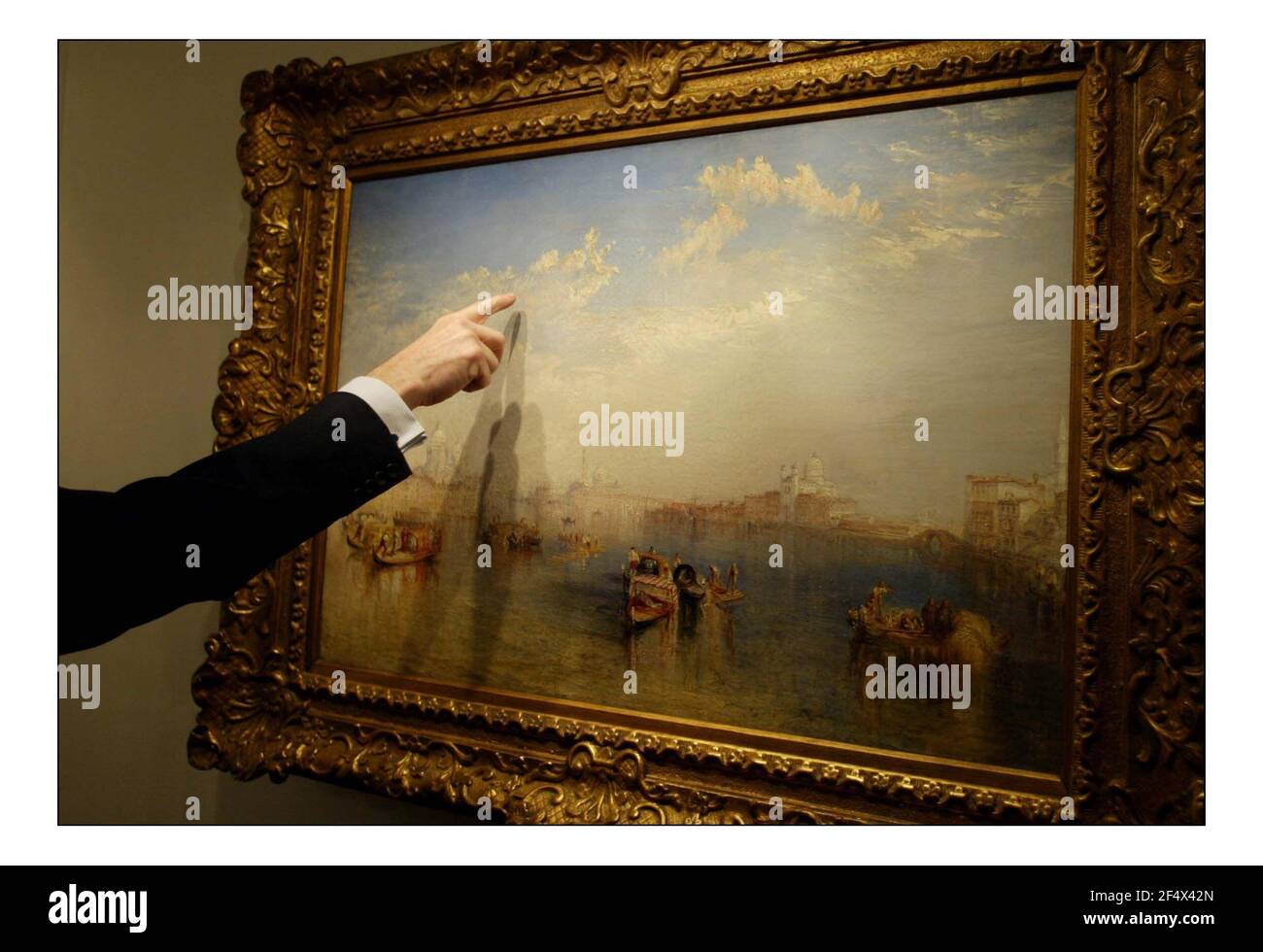 Turner Masterpiece va in pubblico per la prima volta in 30 anni a Christies a Londra. Giudecca Foto Stock