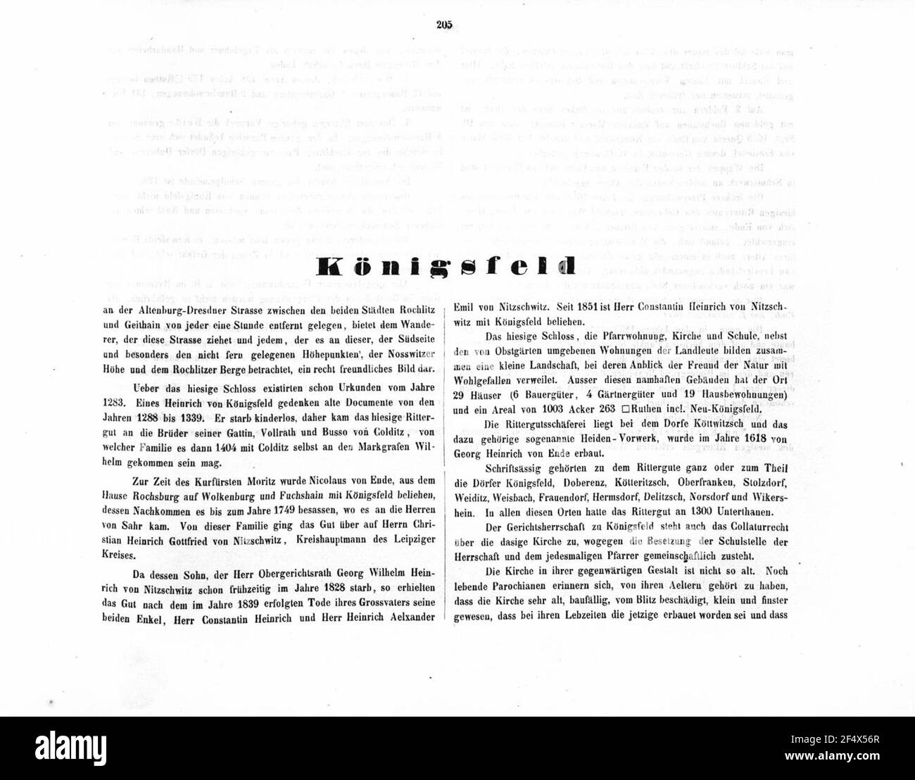 Königsfeld Foto Stock