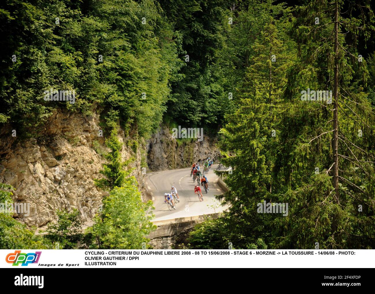 CICLISMO - CRITERIUM DU DAUPHINE LIBERE 2008 - 08 TO 15/06/2008 - STAGE 6 - MORZINE -> LA TOUSSUIRE - 14/06/08 - PHOTO: OLIVIER GAUTHIER / DPPI ILLUSTRATION Foto Stock