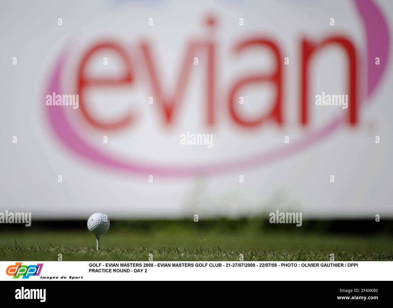 GOLF - EVIAN MASTERS 2008 - EVIAN MASTERS GOLF CLUB - 21-27/07/2008 - 22/07/08 - FOTO : OLIVIER GAUTHIER / DPPI TURNO DI PRATICA - GIORNO 2 Foto Stock