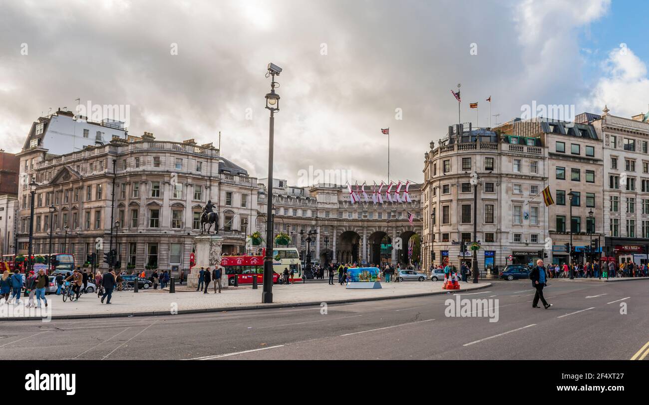 The Mall Charing Cross, Central London, England, UK England, UK Foto Stock