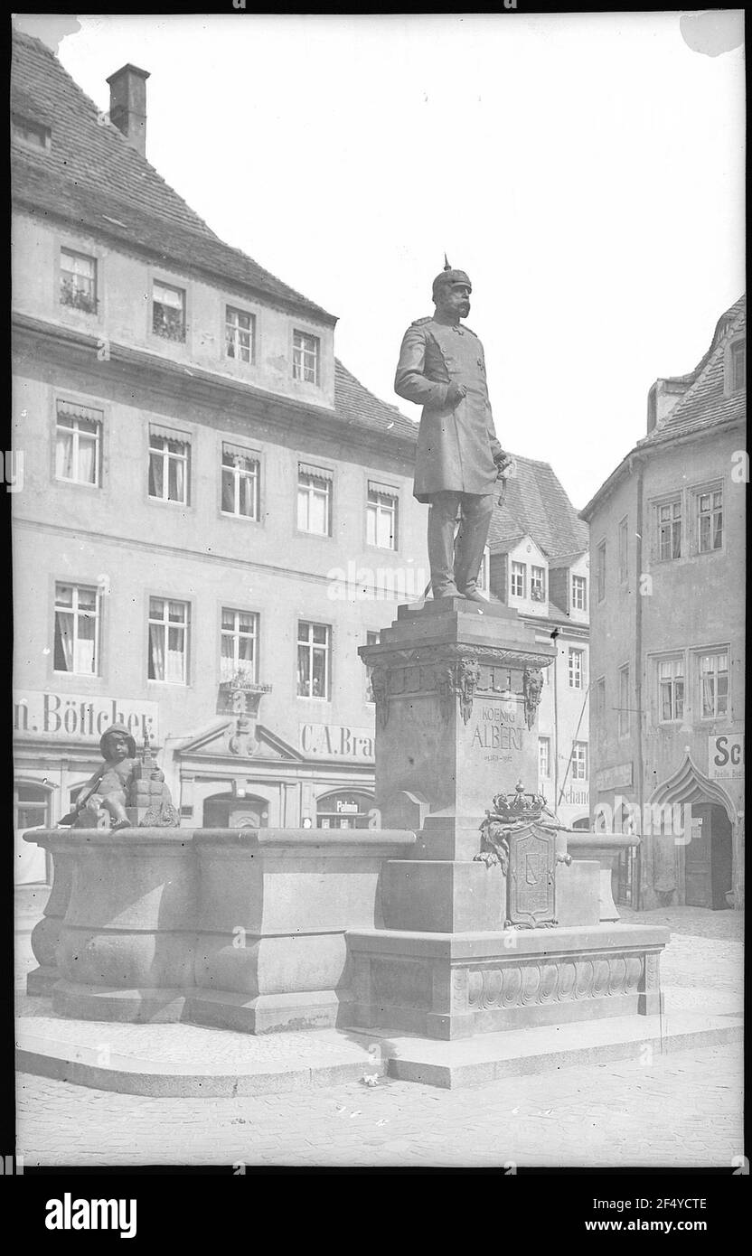 Pirna. Re - Alberto - Memorial Foto Stock