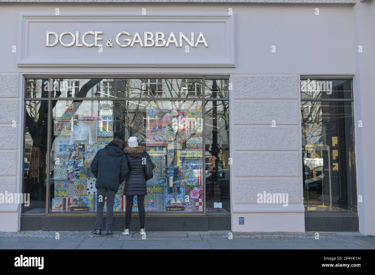 Dolce & Gabbana, Kurfuerstendamm, Charlottenburg di Berlino, Deutschland Foto Stock