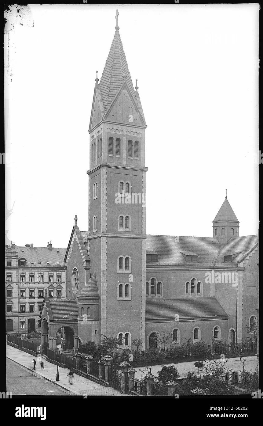 Chemnitz. Chiesa cattolica Foto Stock