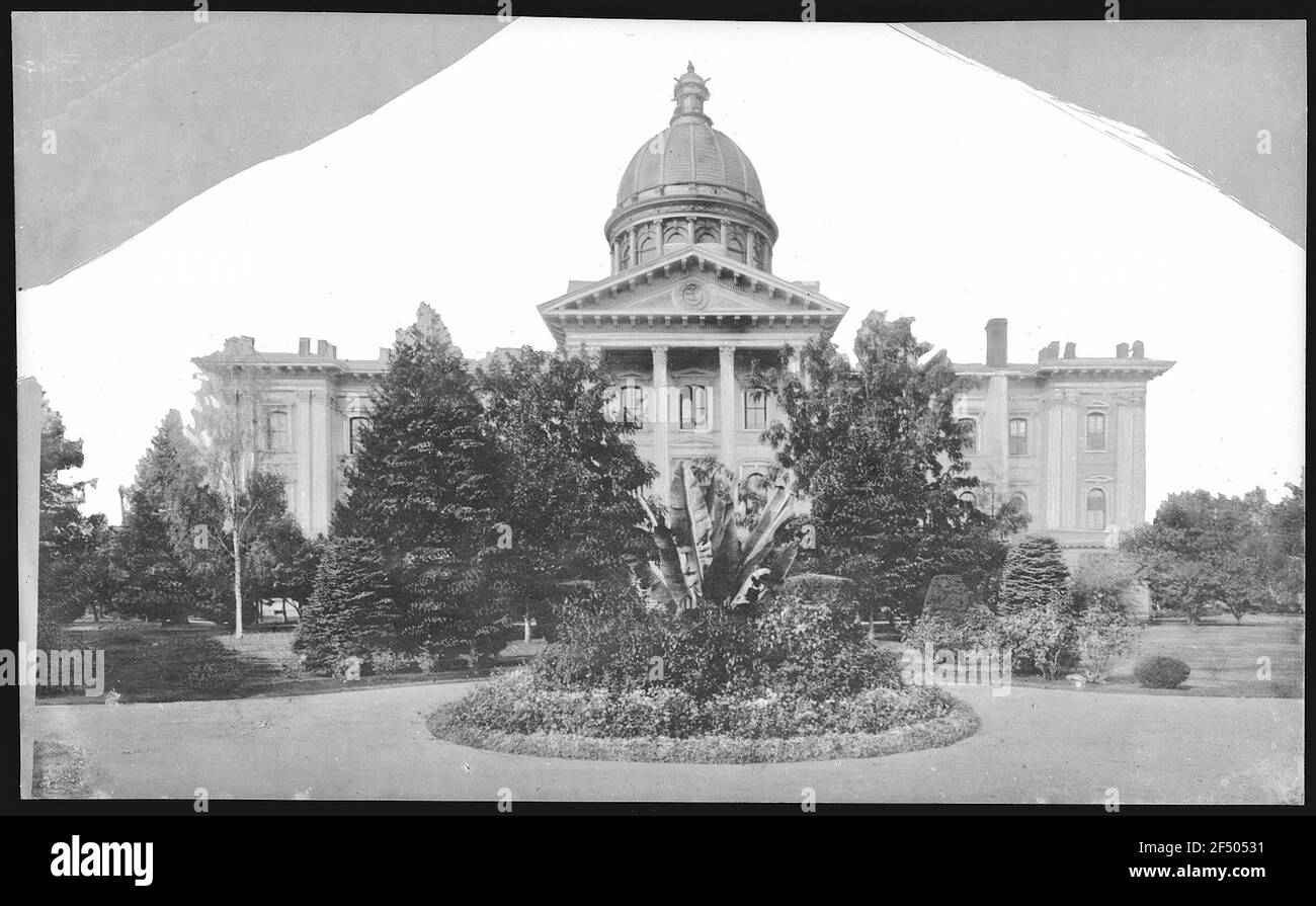 Salem, Oregon. Edificio del Campidoglio (1876, 1893; Justus Krumbein) Foto Stock