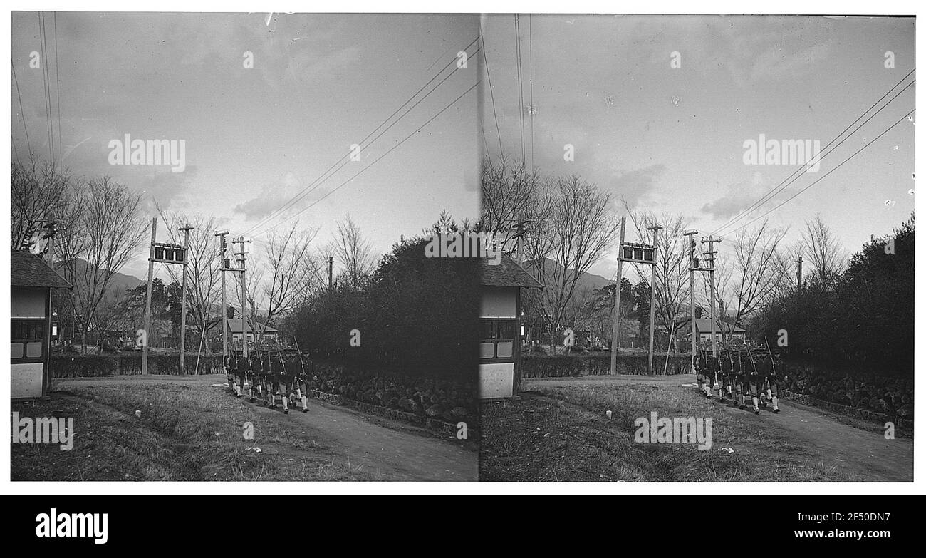 Caracas, Venezuela: In un'istituzione cadetana. Marcia dei cadetti in un centro di formazione Foto Stock