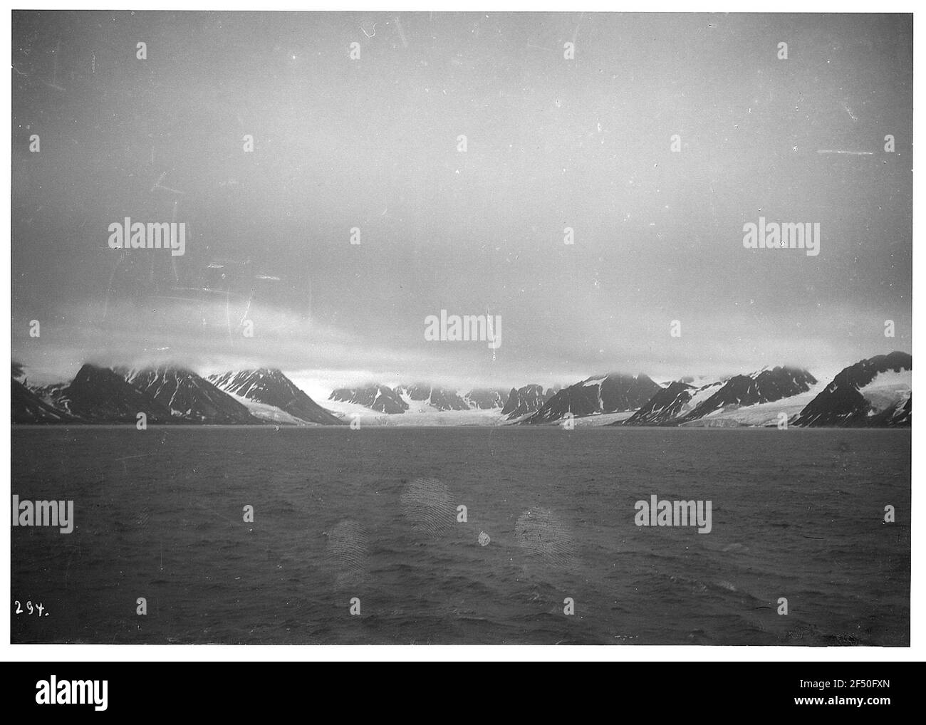 Spitzbergen. Kingsbay Foto Stock