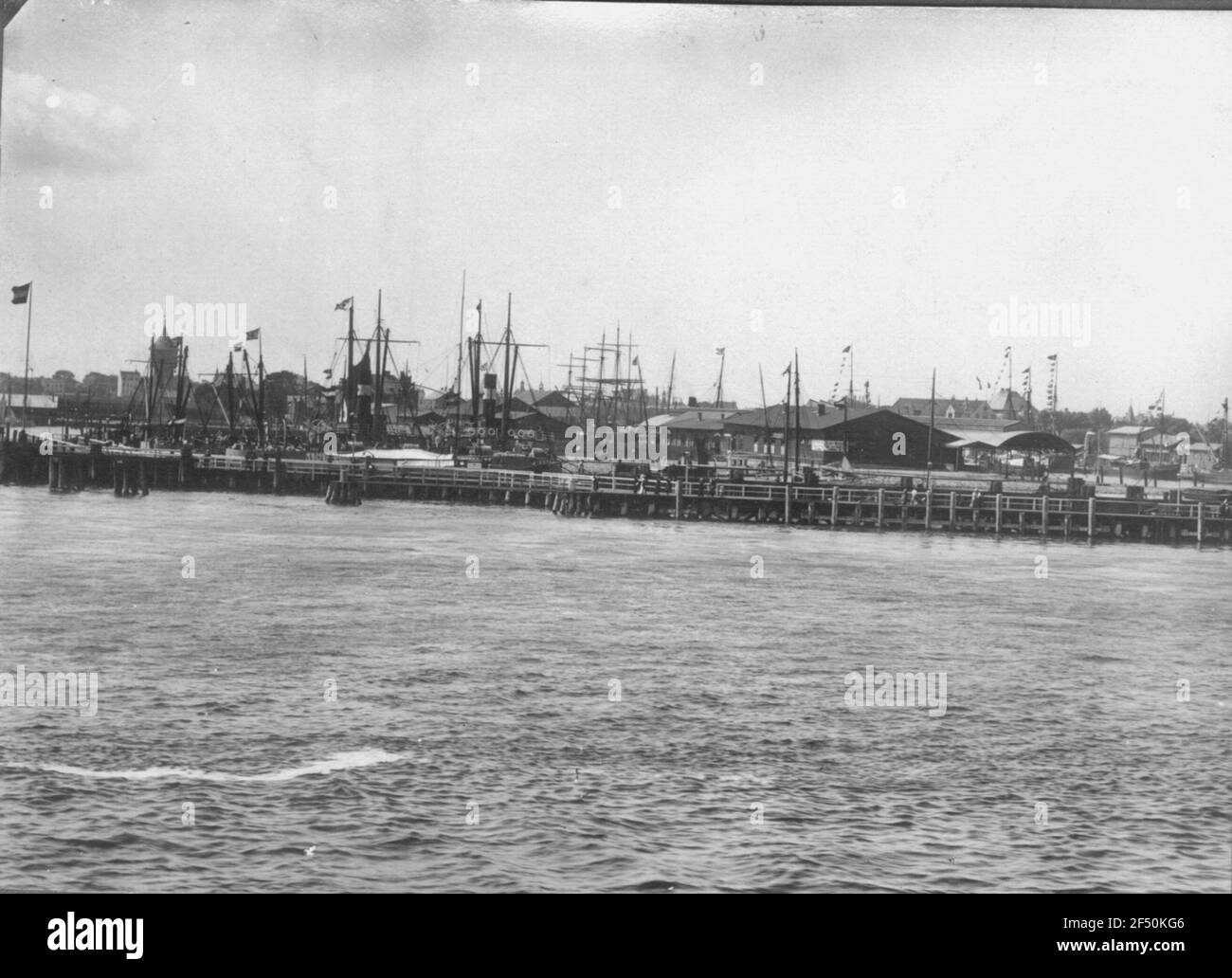 Cuxhaven. Porto di pesca Foto Stock