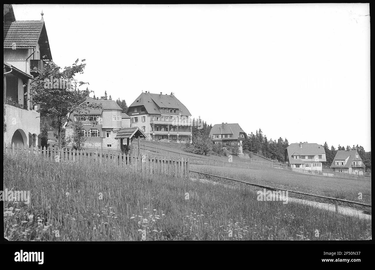 Oberbärenburg. Ville Foto Stock