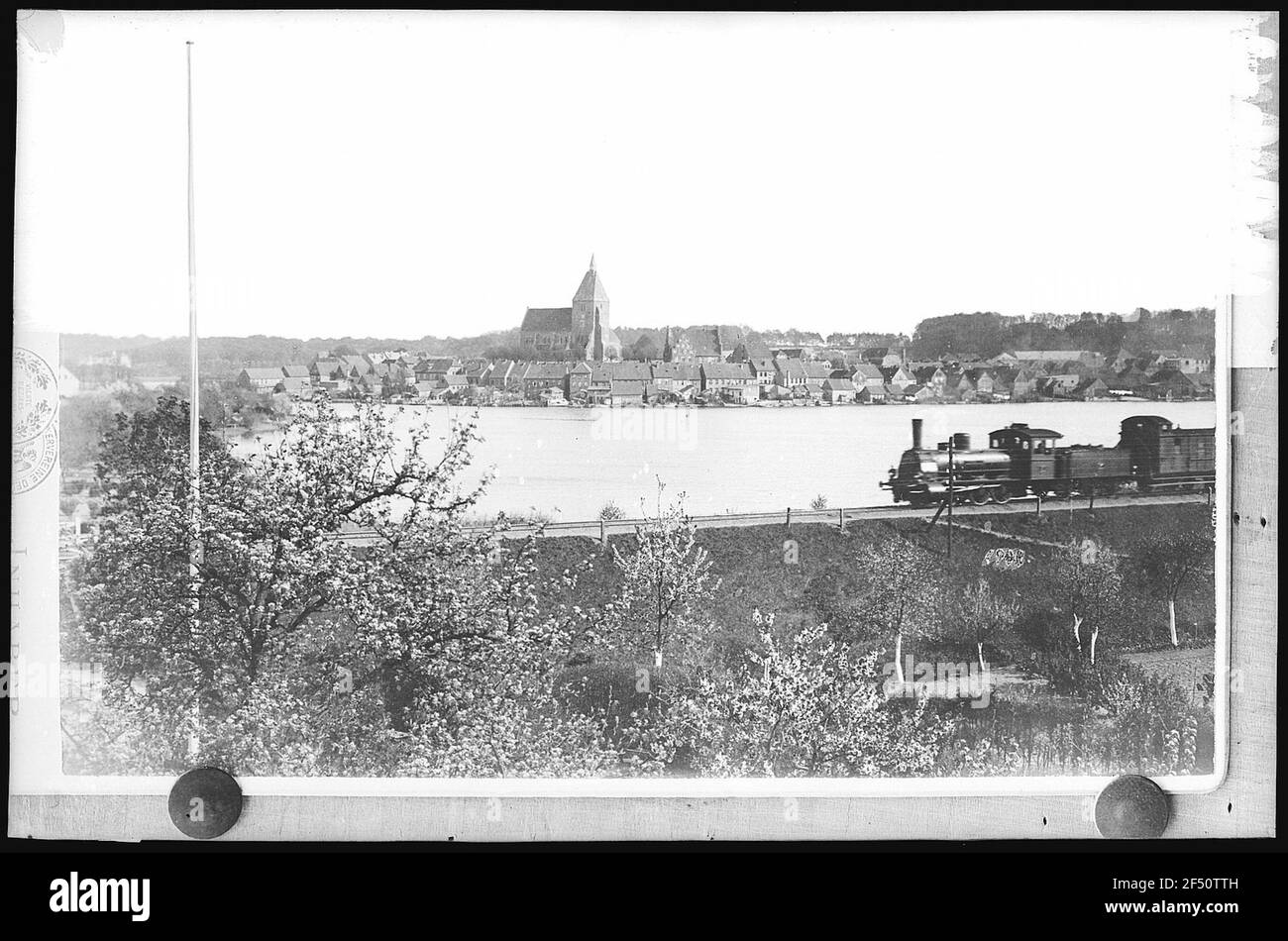 Mölln. Ricerca di Mölln - con treno a vapore Foto Stock