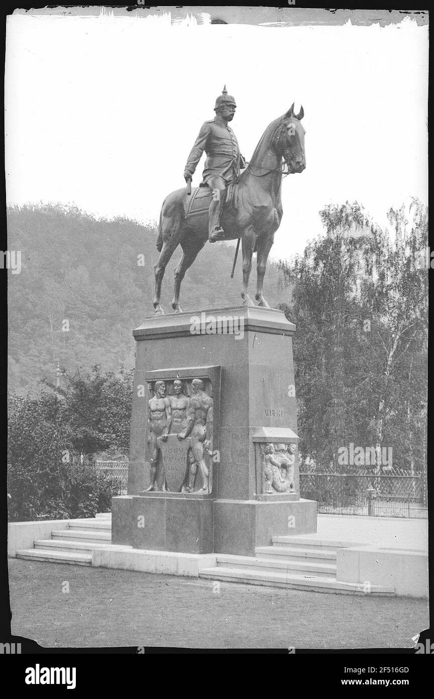 Meissen. Re - Alberto - Memorial Foto Stock