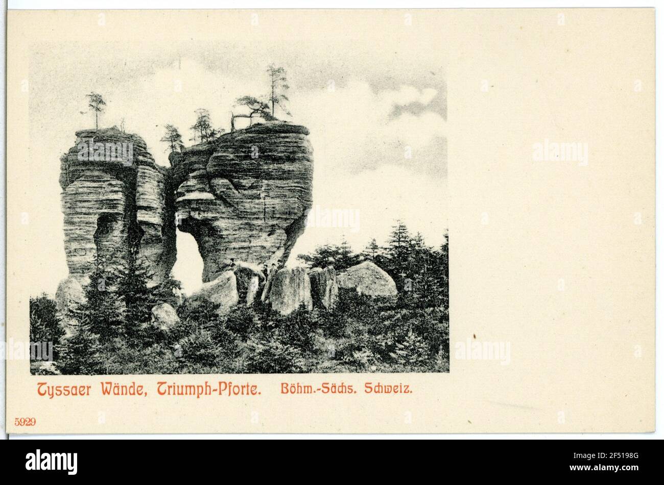 Tyssaer Walls - Tyssa, porta trionfale. Tyssaer Walls - porta trionfale Foto Stock