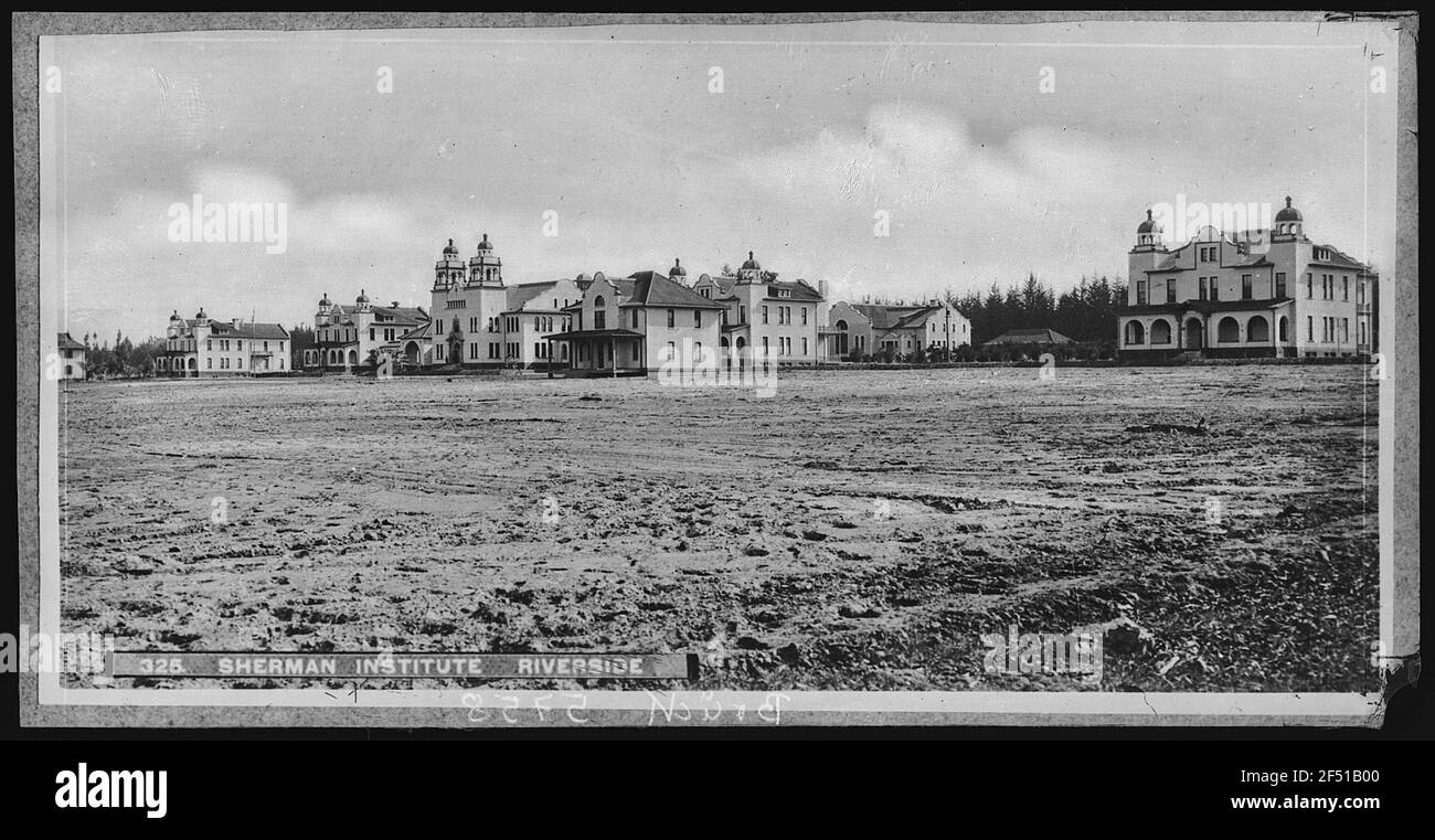 Riverside. Sherman Institute (scuola indiana, 1901-1902), Riverside, Cal. Foto Stock
