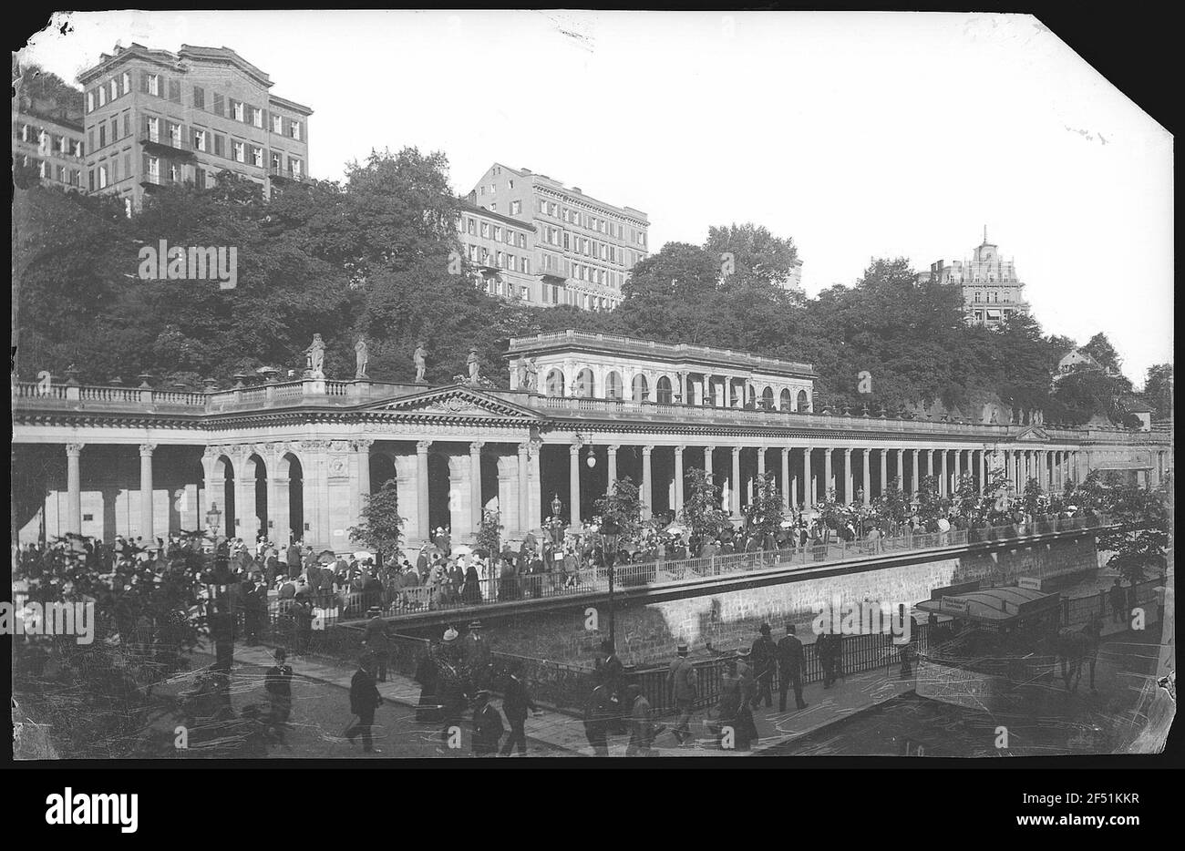 Carlsbad. Mühlbrunn Colonnade (1871/1881) Foto Stock