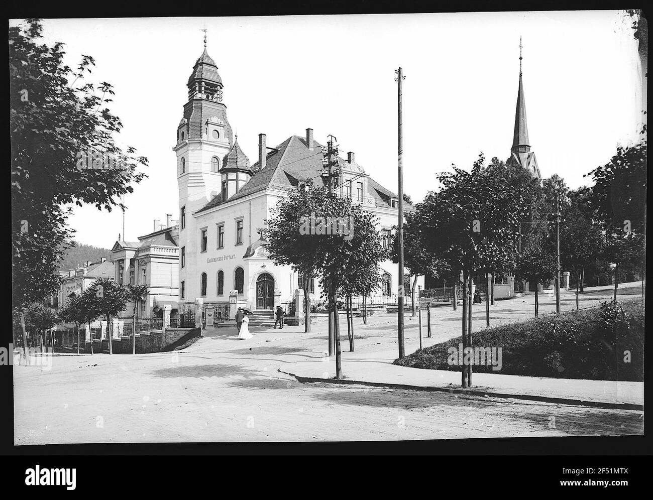 Bad Elster. Posta imperiale Foto Stock