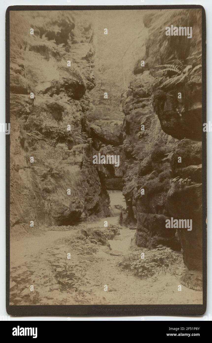 Foto, Svizzera sassone Foto Stock