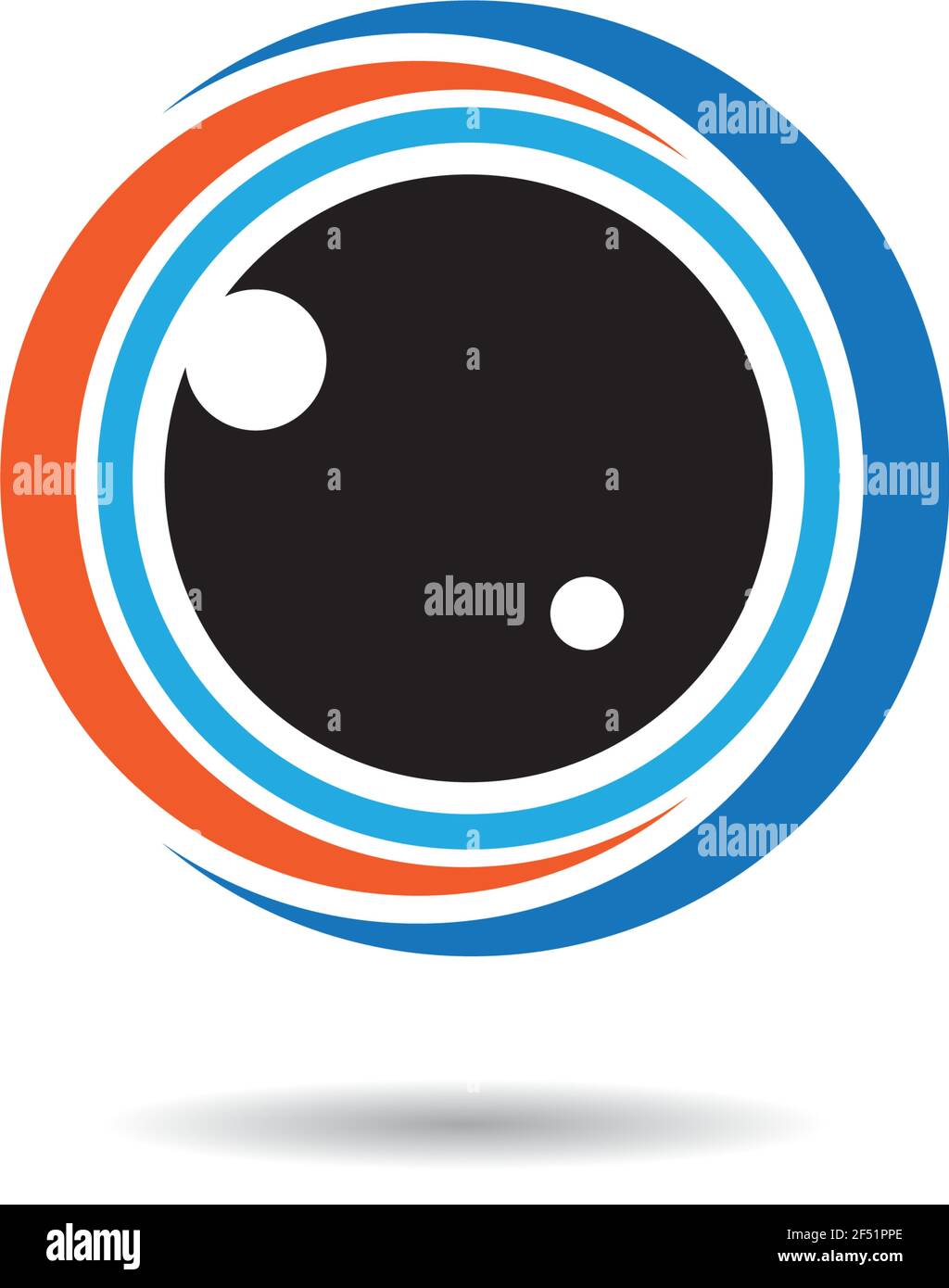 Branding identità corporativa cura degli occhi vettore logo design Illustrazione Vettoriale